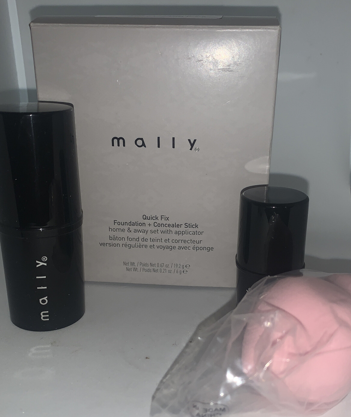 Mally Quick Fix Foundation & Concealer Stick home and away set ~LIGHT