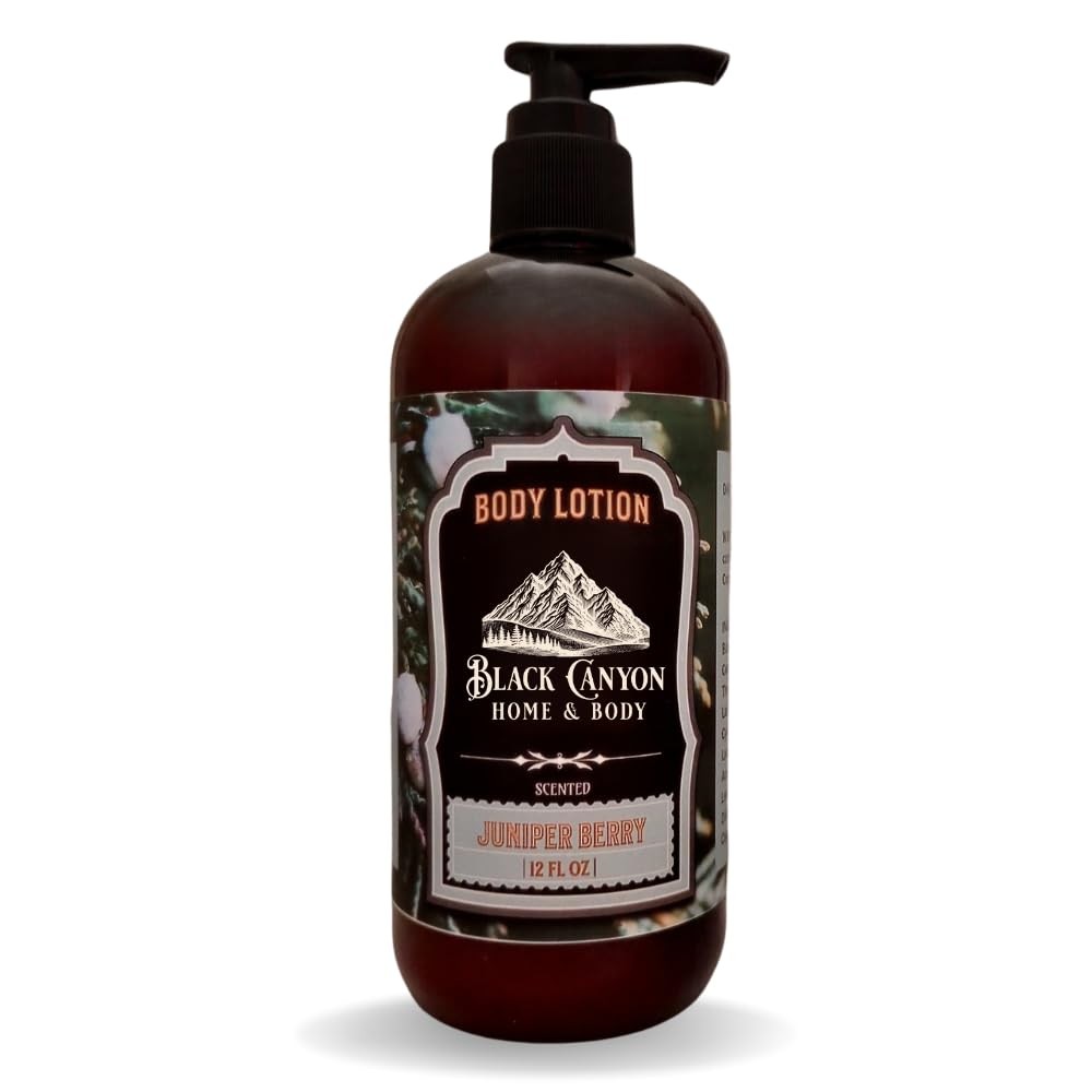 Black Canyon Juniper Berry Body Lotion 12oz Lanolin Jojoba