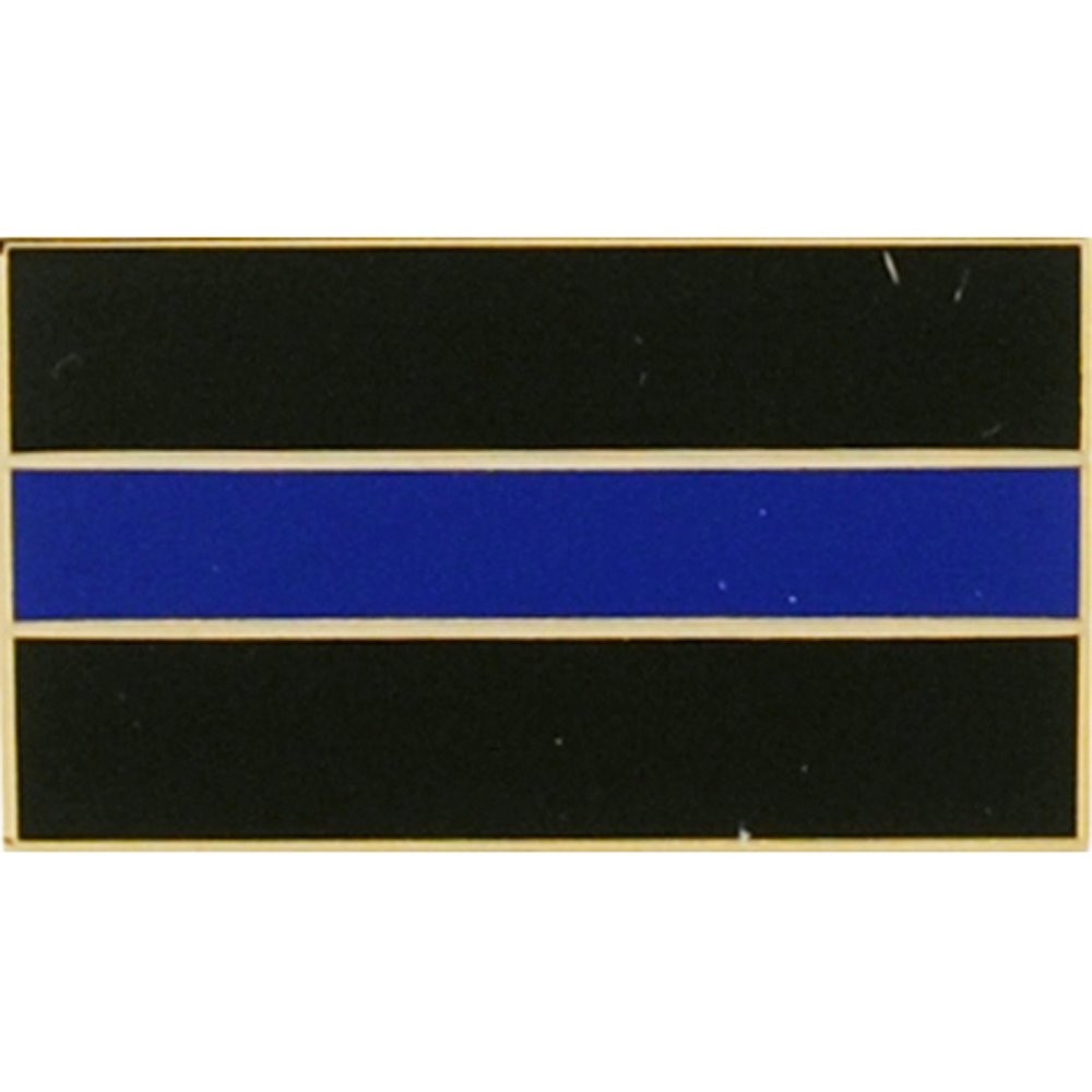 EagleEmblems P02019 PIN-POL,Blue LINE,Honor (1”)