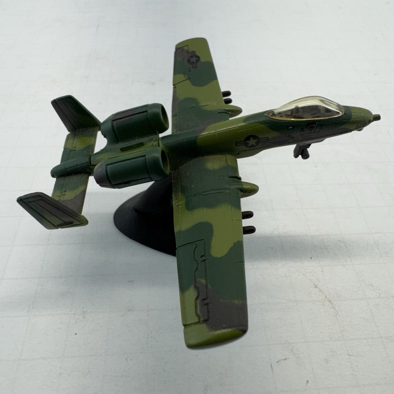 Maisto A-10 A Thunderbolt II Metal And Vintage Plastic Toy Plane Green Camo