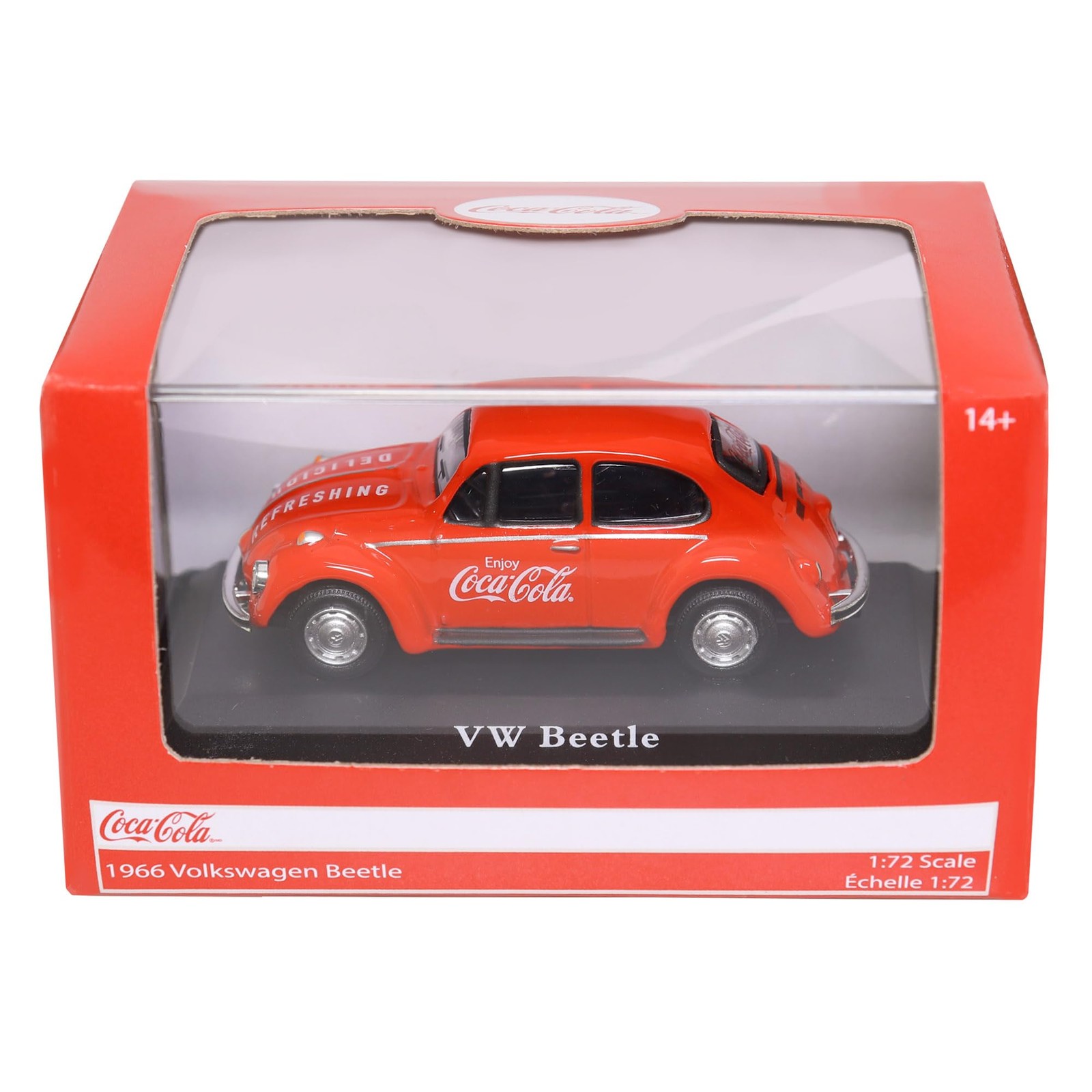 Motor City Classics 1:72 1966 Coca-Cola Diecast Vehicle Model Red