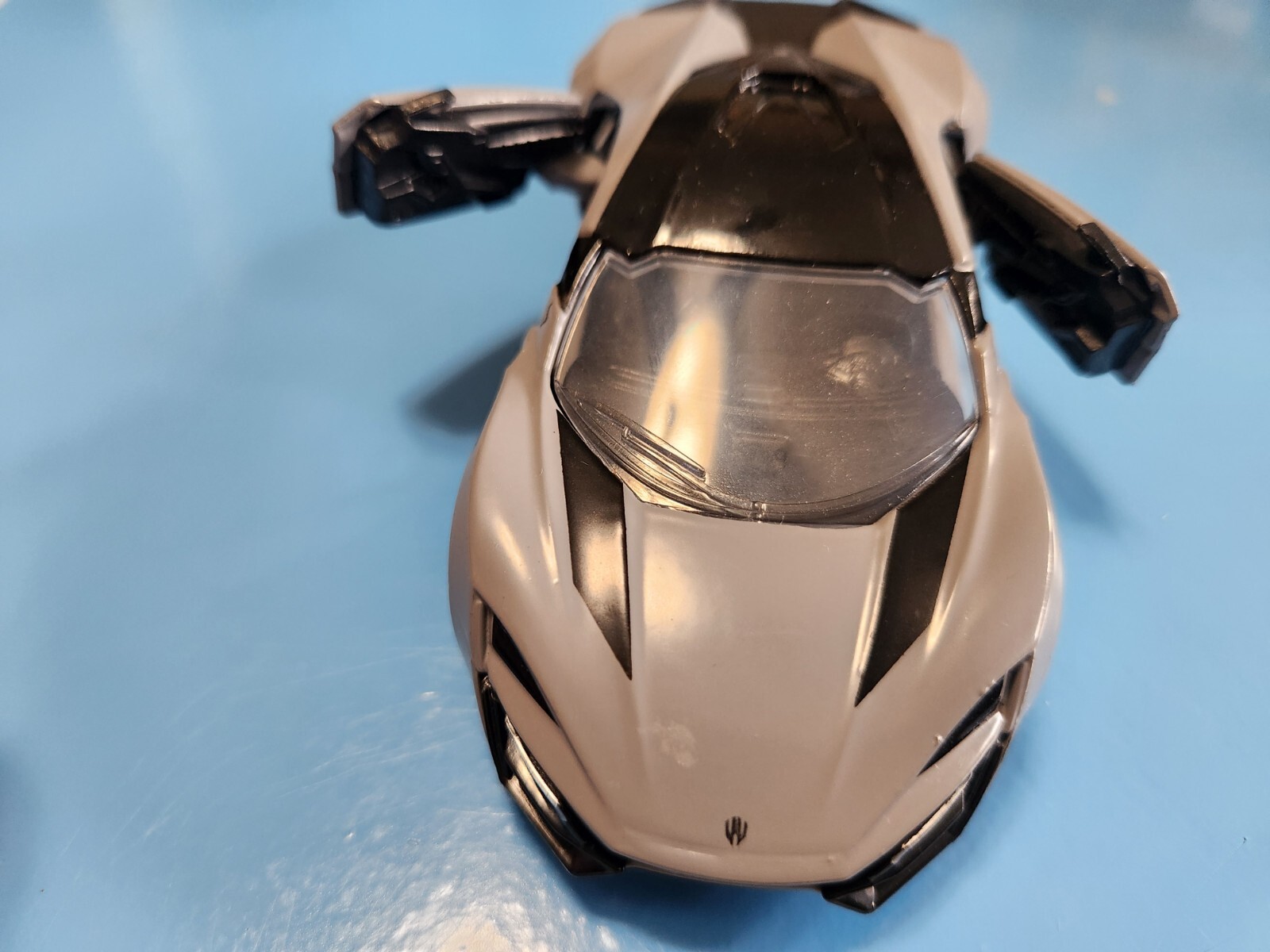 5″ Lykan Hypersport Hyper-Spec Jada Gray Diecast 1:32 Scale Pre Owned Lambo Door