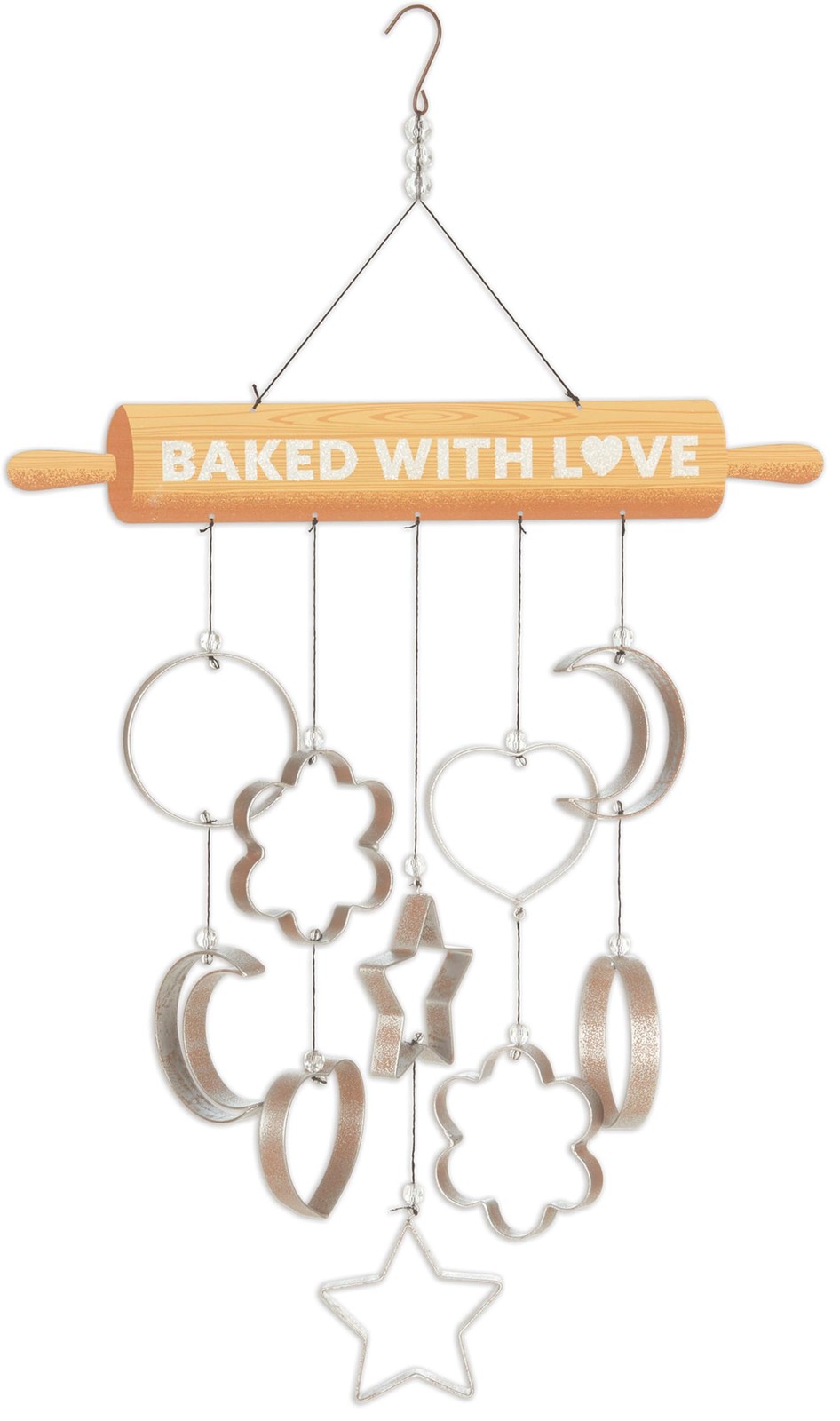Sunset Vista Designs Wind Chimes – Cookie Cutter Chime, 28″ Long