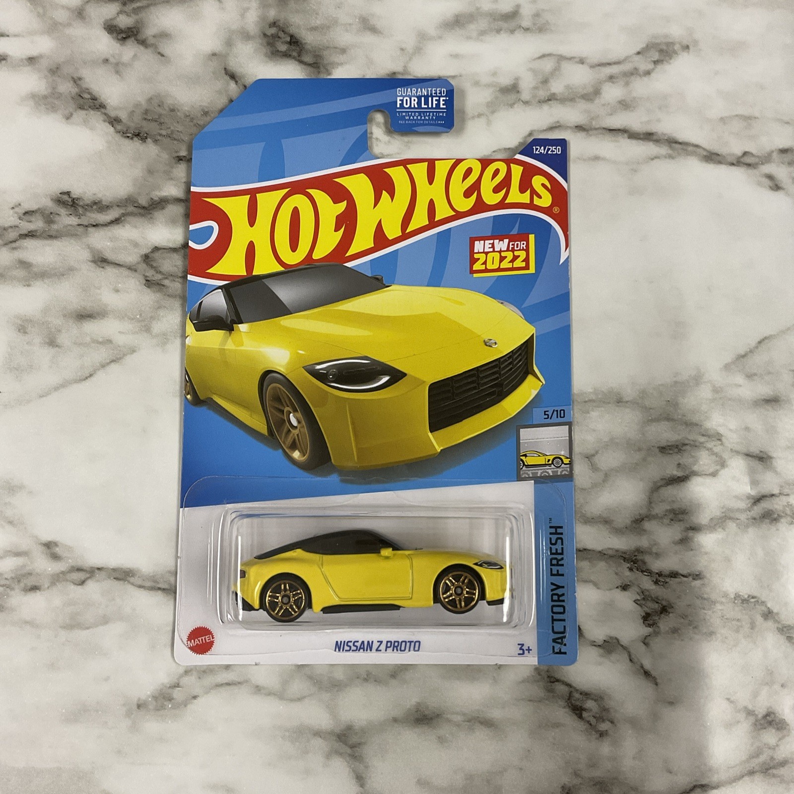 2022 HOT WHEELS NISSAN Z PROTO FACTORY FRESH #5/10 YELLOW DIECAST 1:64 SCALE NEW