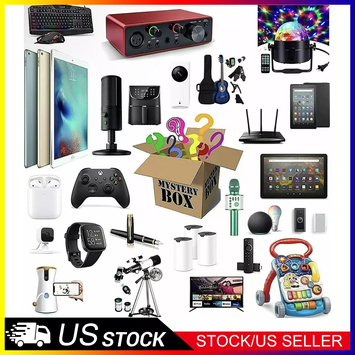 Real Random Mystery Box Electronic Home Goods Gift Toys Office Amazon Returns