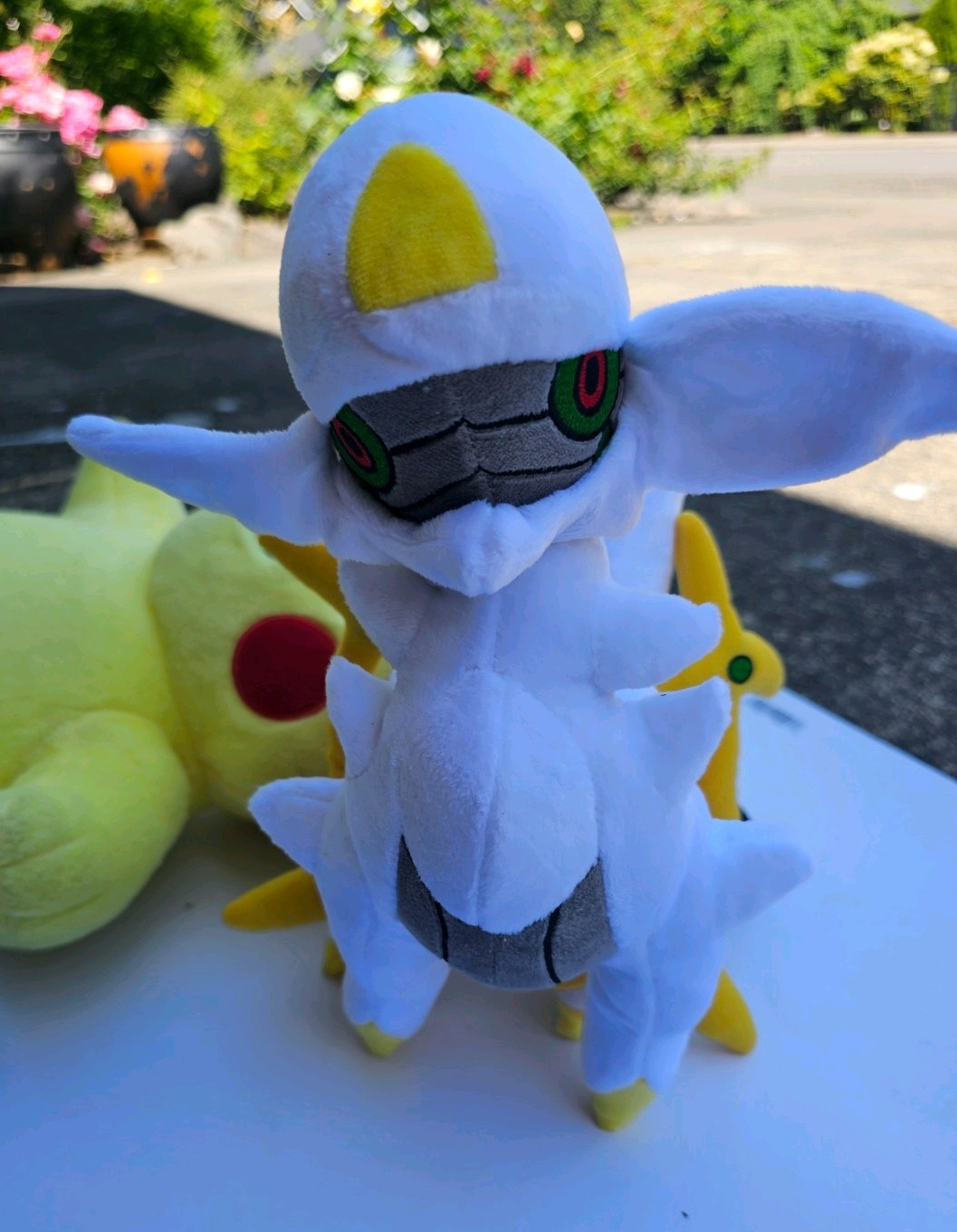 Pokemon Plush 7 Lot Arceus Grookey Bagon Combee Haunter Pikachu Build A Bear