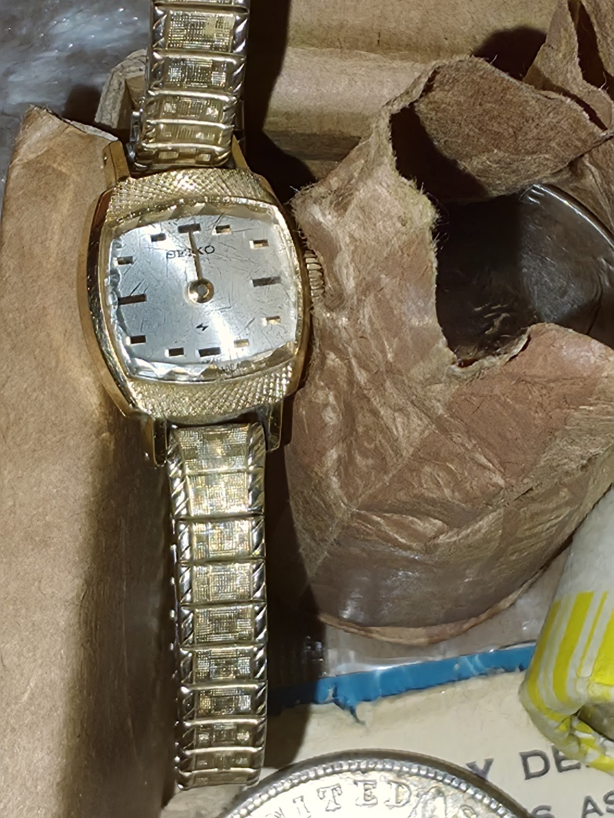 Estate Sale Junk Silver Junk Drawer ~ Coins, Vintage Watches, Jewlery, Wheaties