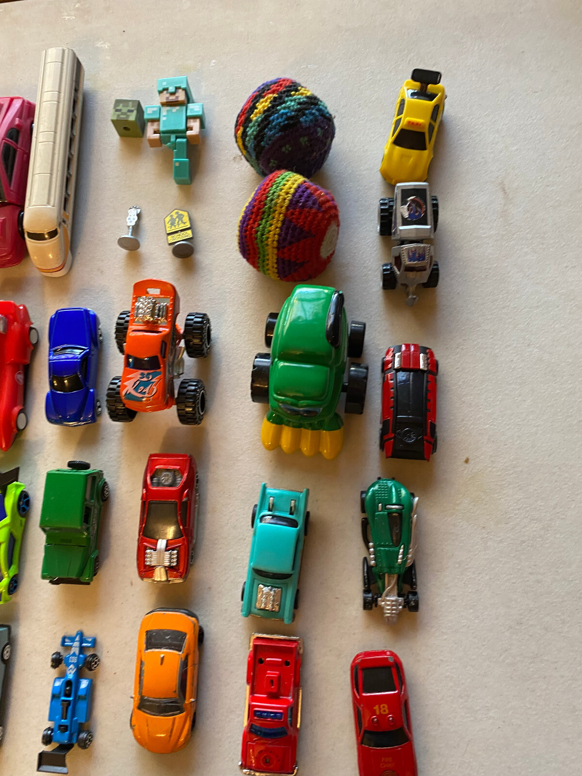 Huge Junk Drawer Toy Games Car Tractors Semi Blocks Figures NFL Stuff Lot Bundle