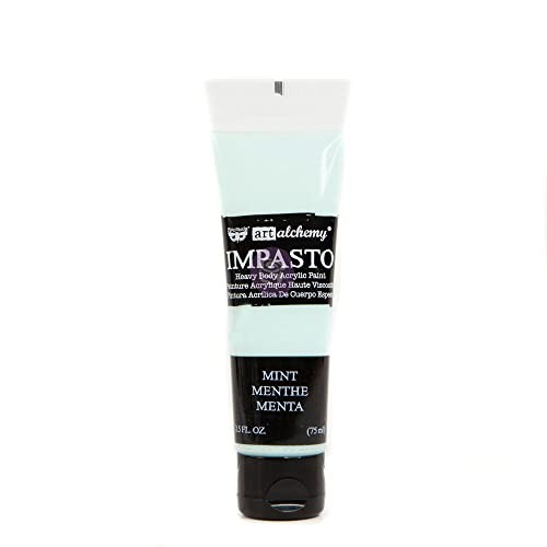 Prima Marketing Finnabair Art Alchemy Impasto Paint 2.5 Fluid Ounces-Mint