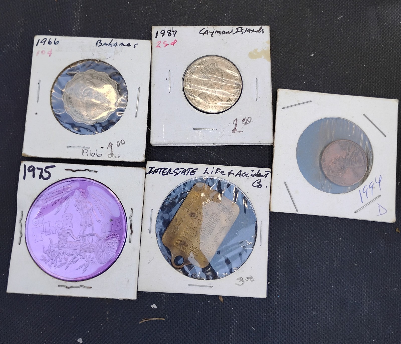 junk drawer lot tokens,coins, etc Thor token cool etc 21 pieces in sleeves