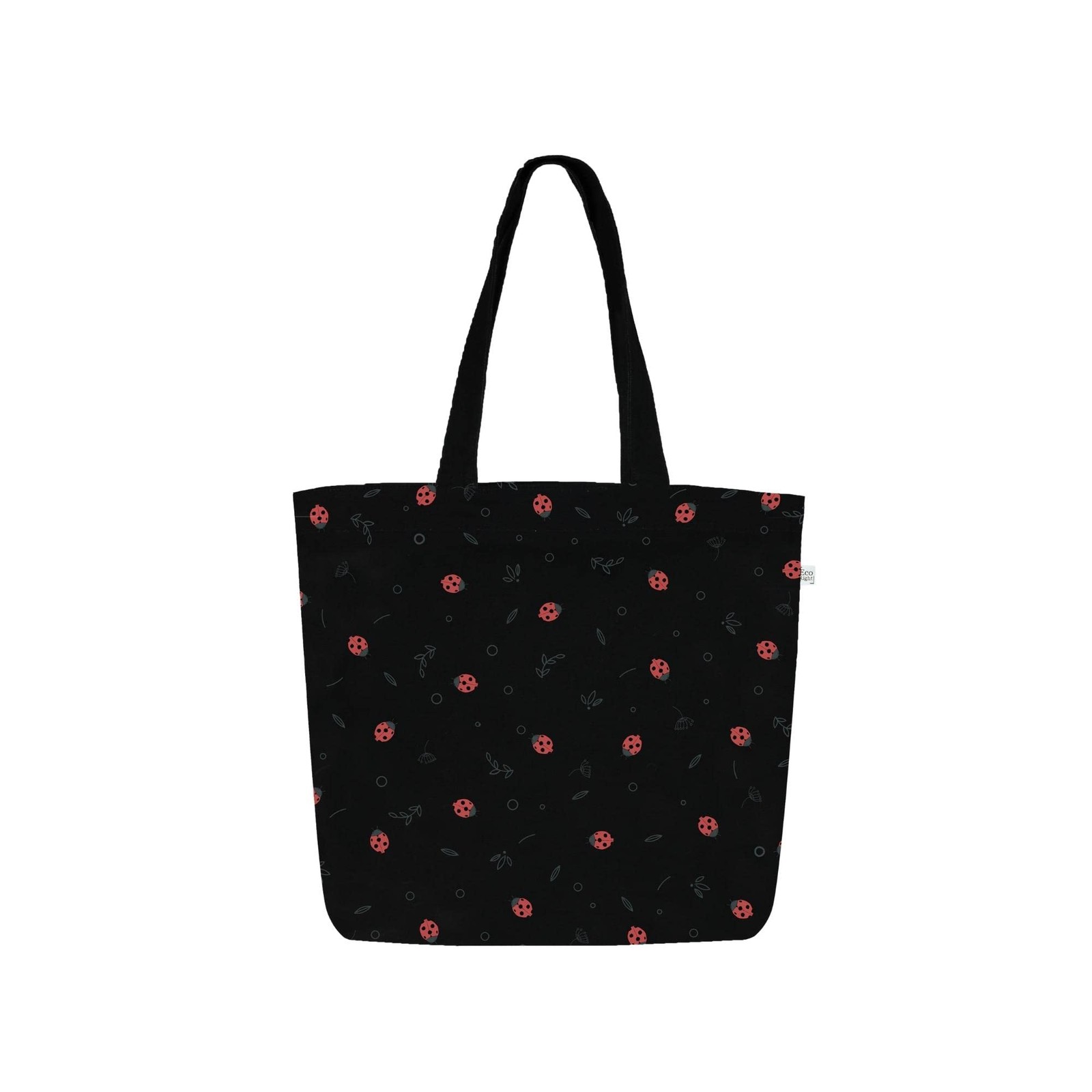 Ecoright Large Canvas Tote Bag with Zipper & Pocket for Women