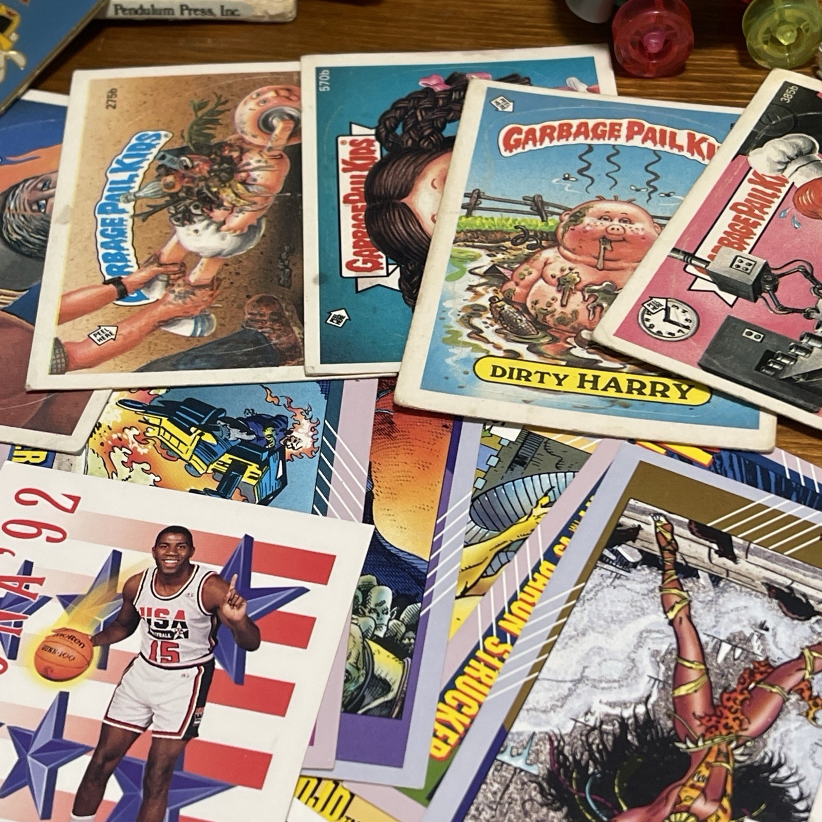 Vintage Junk Drawer Lot – Toys, Cards, GPK, Keychains, Watches, Jewelry, Phone