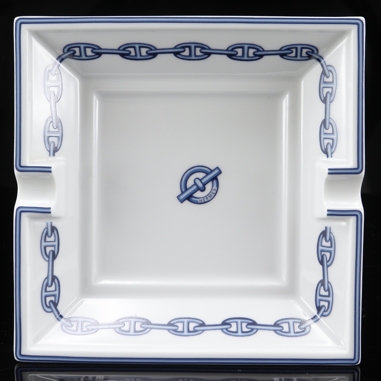 HERMES Ashtray Other miscellaneous goods Ashtray Chaine d’Ancre Pottery _