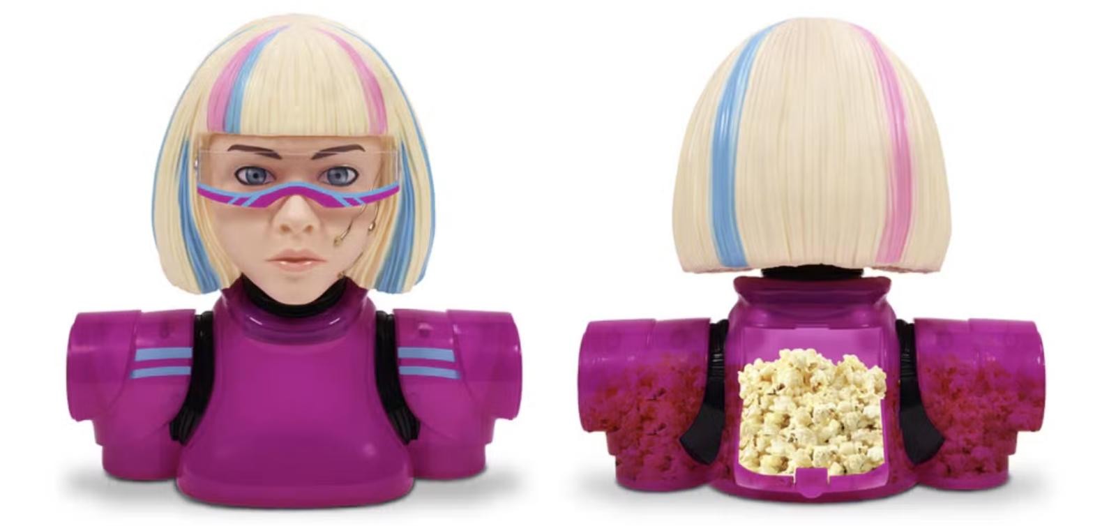 NEW Megan 2.0 Movie Popcorn Head Bucket (Cinemark Exclusive)
