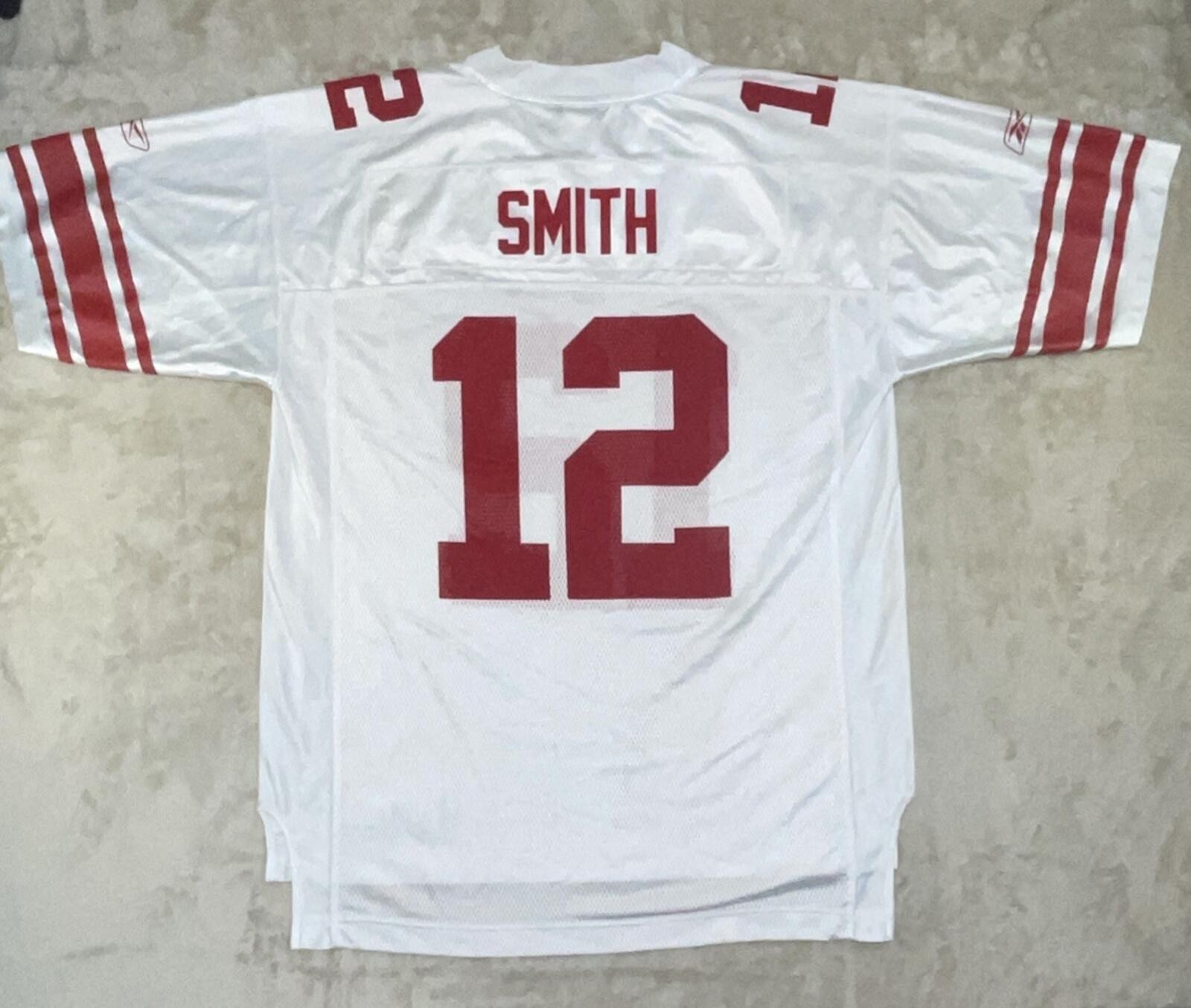 Reebok NFL New York Giants Wide Receiver Steve Smith #12 Jersey Size Large – EUC