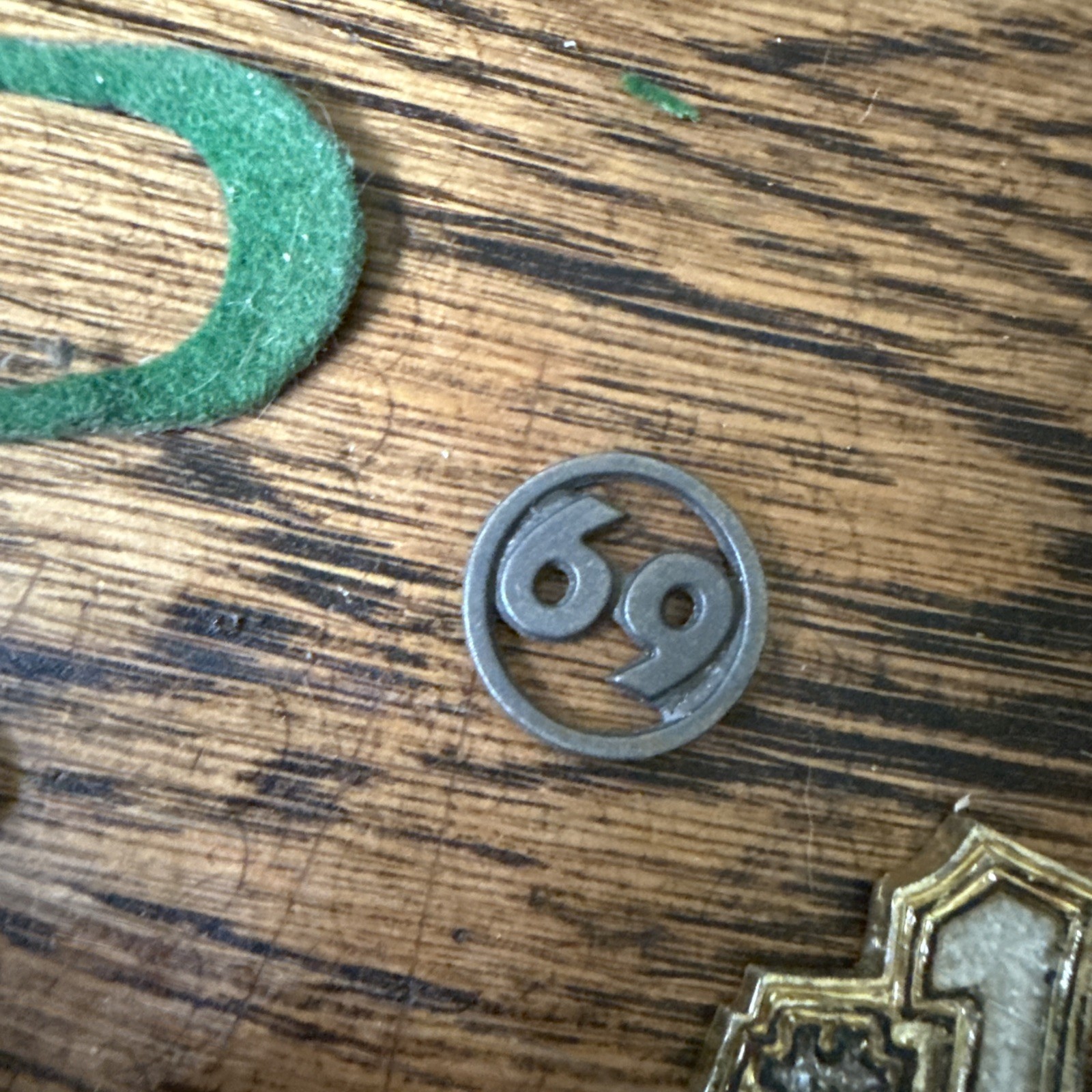Junk Drawer Lot Vintage 69 Keychain Dice Zippo Flints Parts Vietnam Pin Coffin