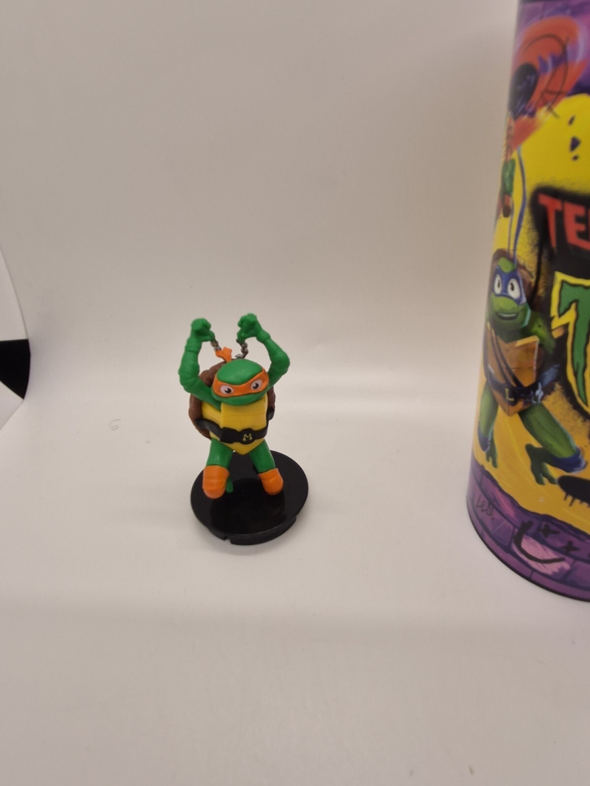 AMC TMNT Mutant Mayhem Popcorn Tin Bucket With Cup And Figure