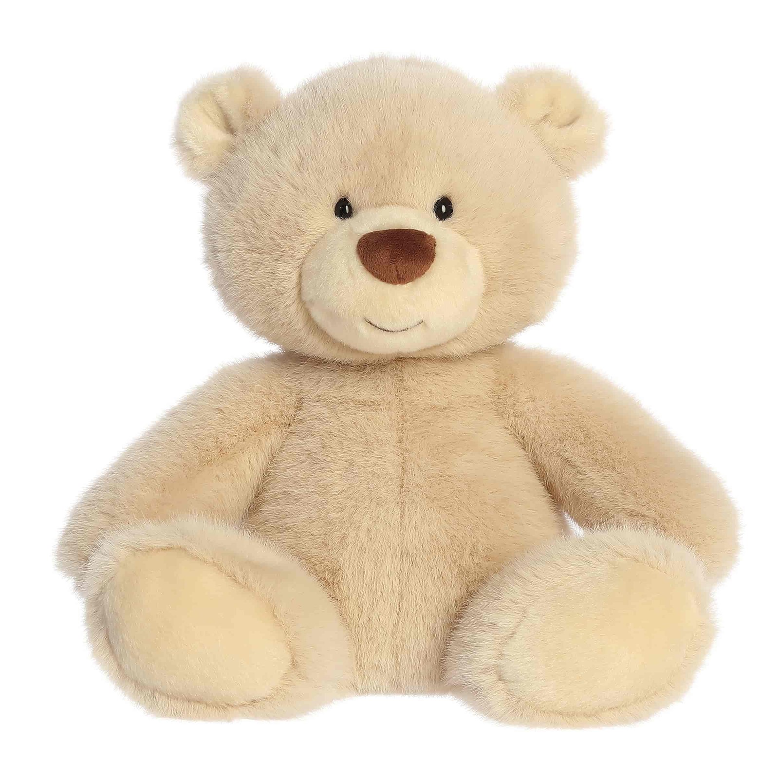 Aurora Snuggly Nuzzles Bear Stuffed Animal, Beige, 9.5″