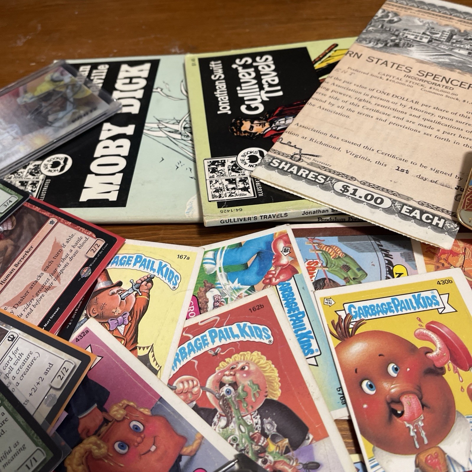 Vintage Junk Drawer Lot – Toys, Cards, GPK, Keychains, Watches, Jewelry, Phone