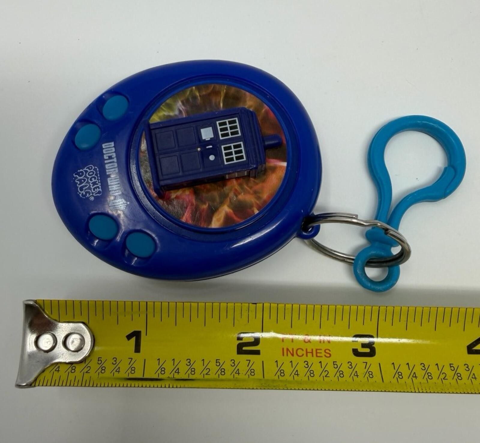 Doctor Who TARDIS Talking Clip On Keychain – Pocket Pal & Backpack Keyring