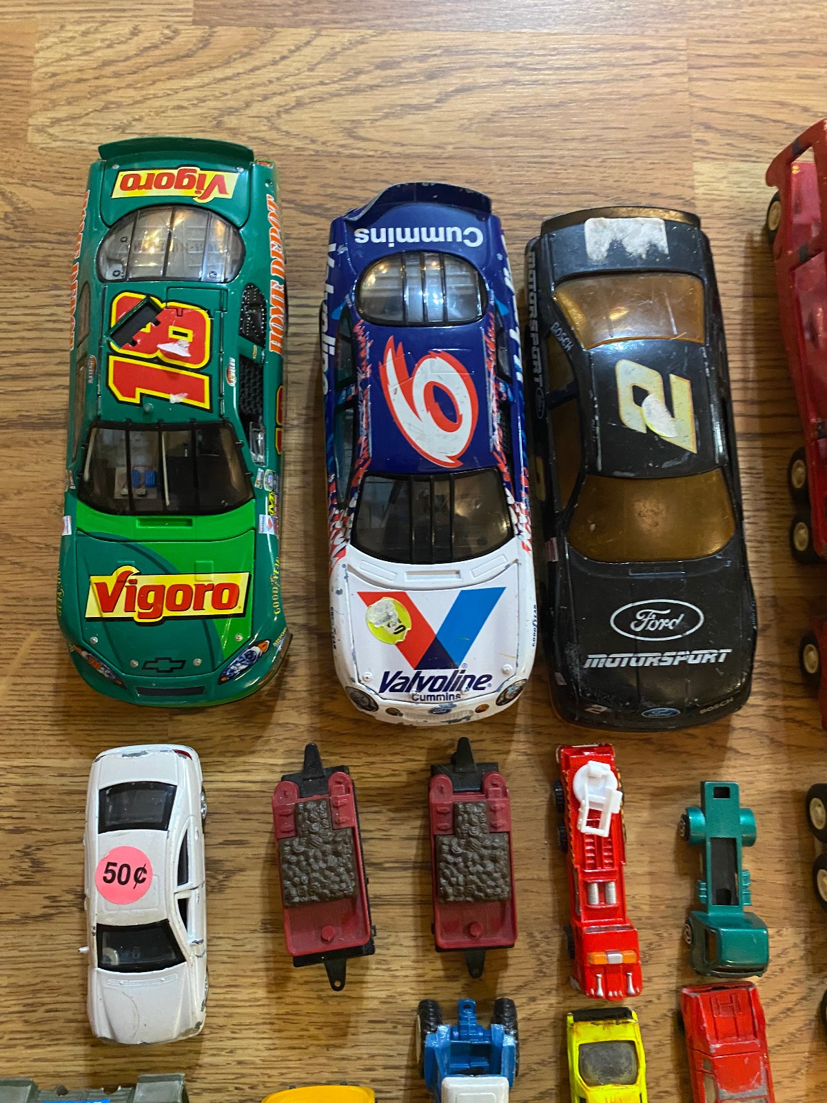 Random Junk Drawer Toy Car Cars Trucks Cycles Diecast Nascar Huge Lot Collection