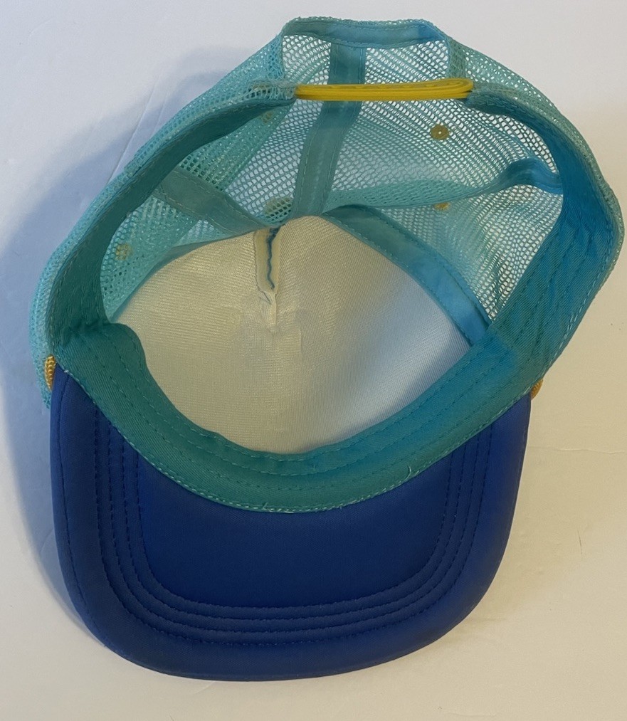 Disney Parks Tron Ares Lightcycle Run Retro Adjustable Trucker Mesh Hat Cap