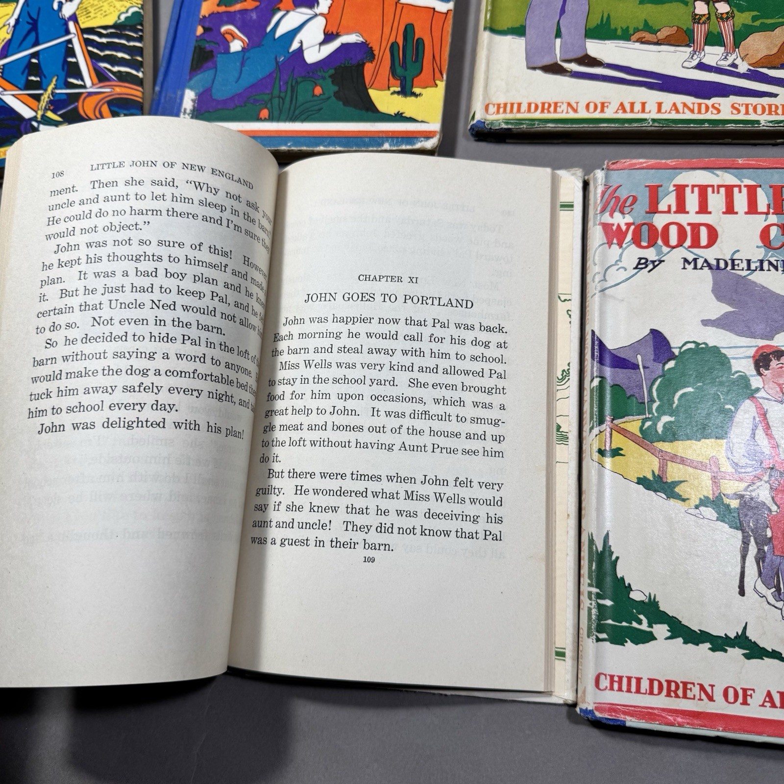 Lot of 10 Madeline Brandeis Children of All Lands & America Stories Books