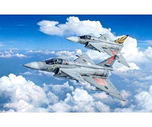 Italeri 37 AJ Viggen Building KIT Plastic Multicolor 1 48 Standard Functional