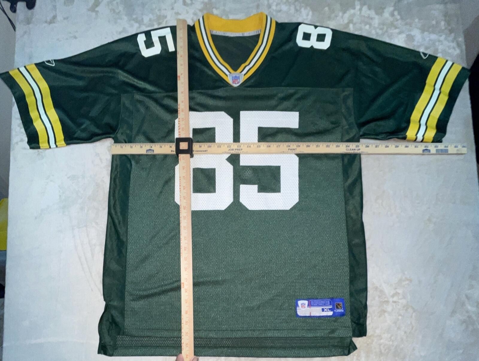 Reebok NFL Green Bay Packers Greg Jennings #85 Vintage Jersey Men’s Size XL
