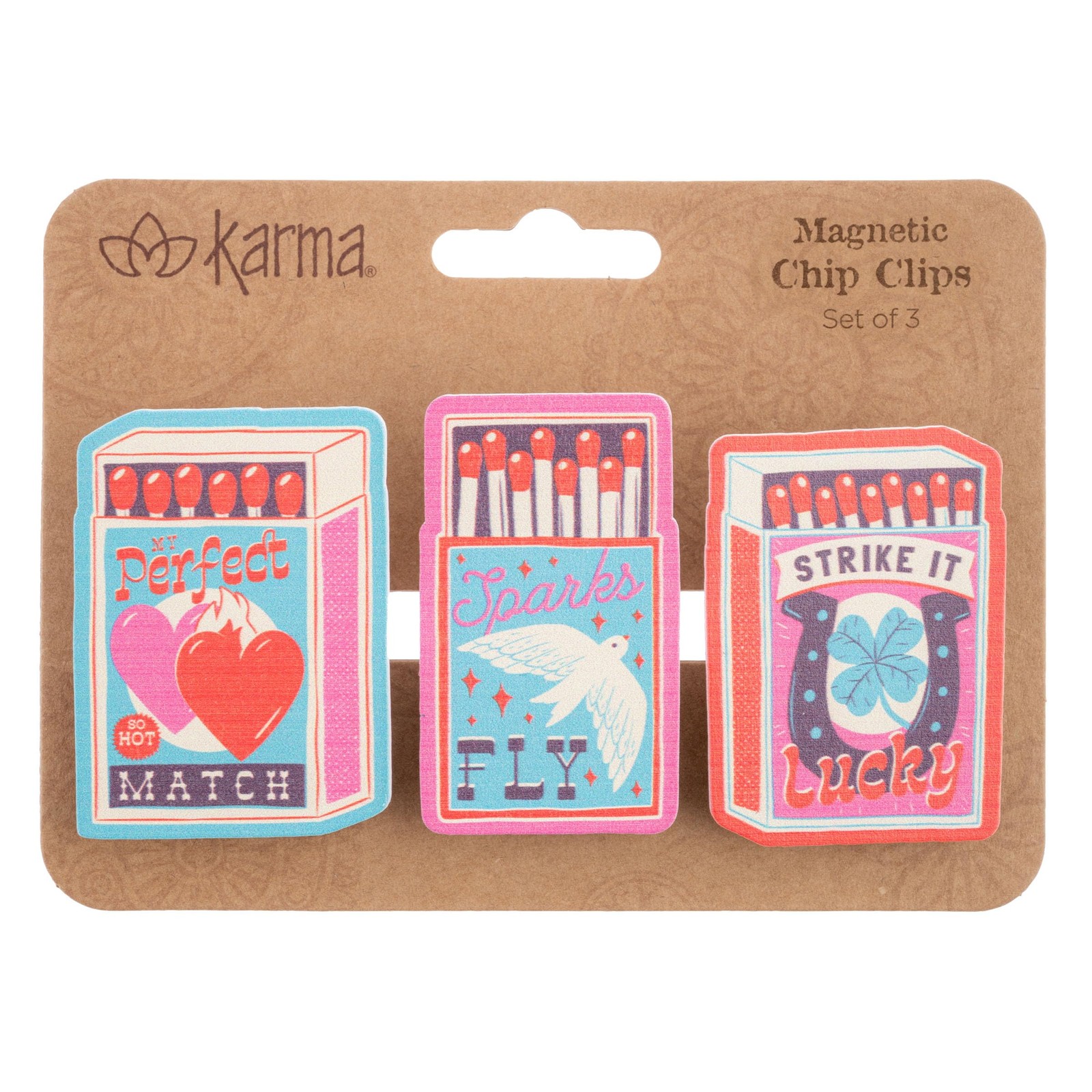 Karma, Magnetic Shaped Chip Clips, Matches