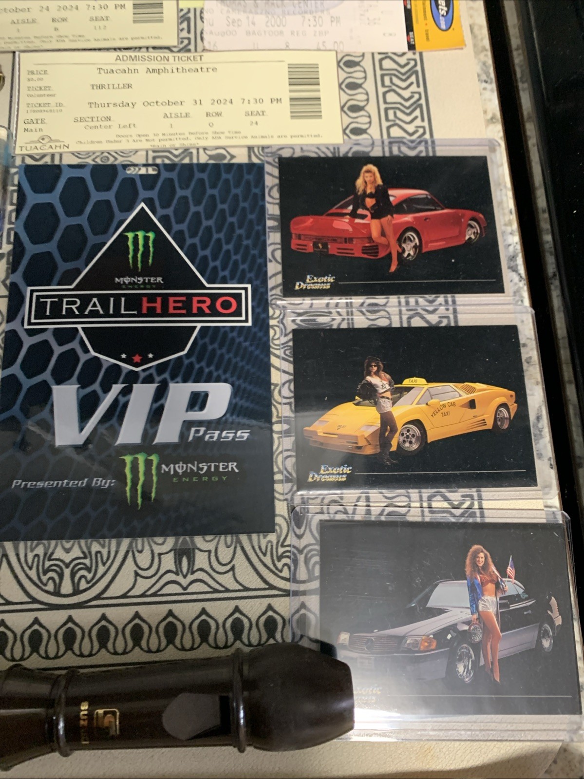 Amazing Junk Drawer Pokémon Hardrock Cafe Three Dog Night Signed Ticket & More