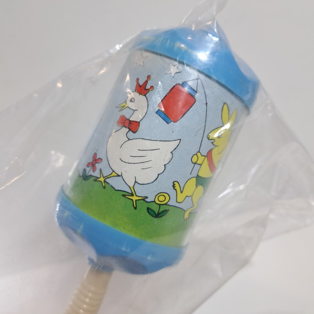 VTG MADE IN GREECE BABY PLASTIC RATTLE PLASTIC ANGELOUDI PITSI-RICO GREEK e