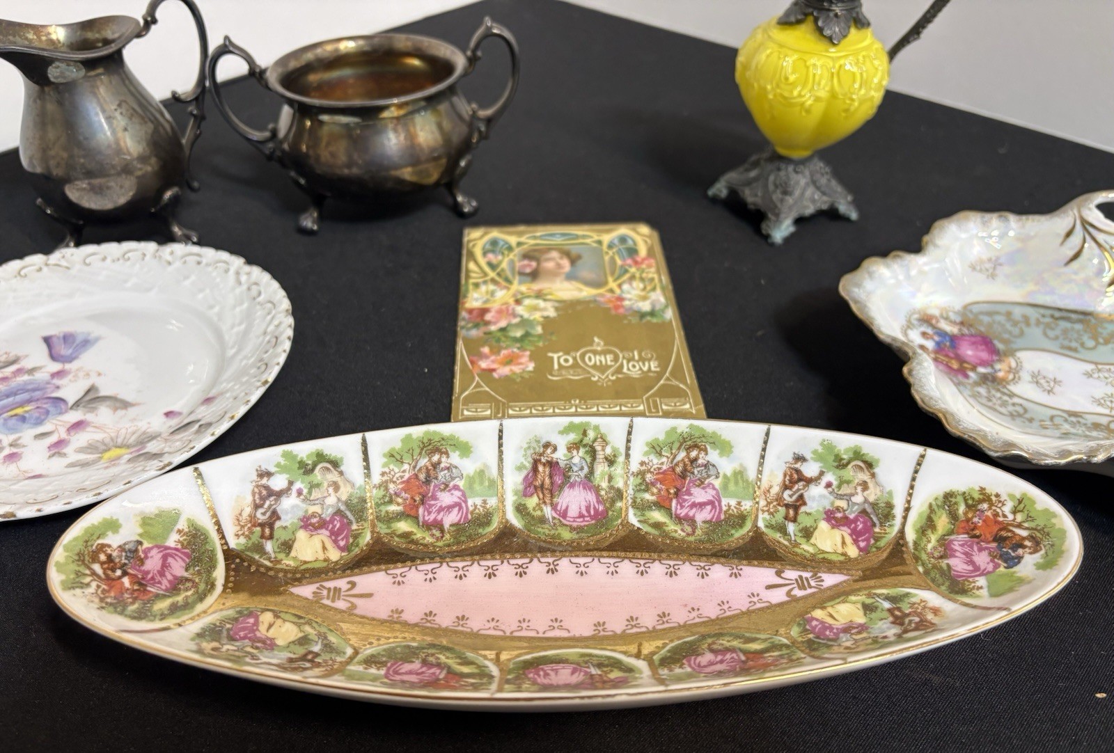Old Estate Antique Vintage Lot Misc Items 7 Pcs International Silver, Trinkets