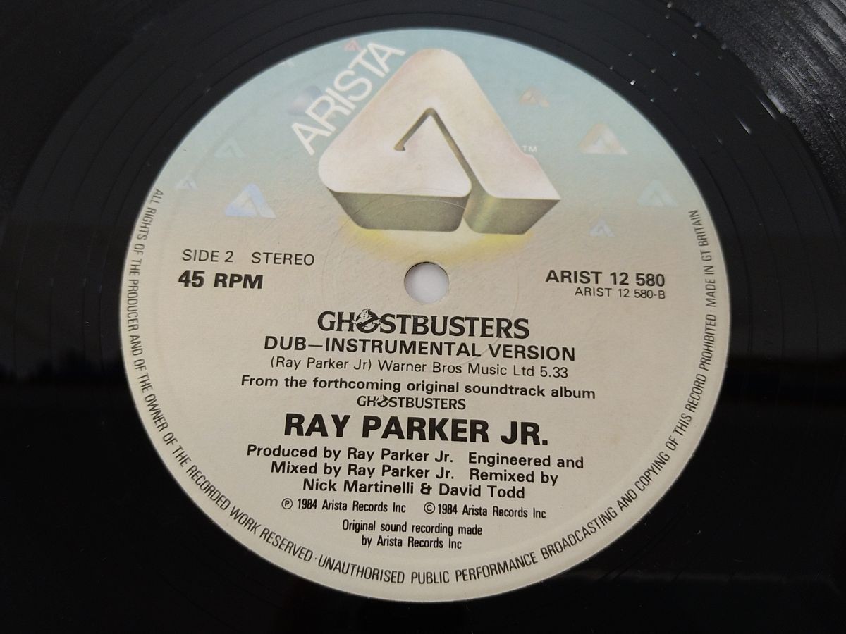 LP record | Ray Parker Jr. | GHOSTBUSTERS | ENGLAND | ARIST 12 580 [M005]