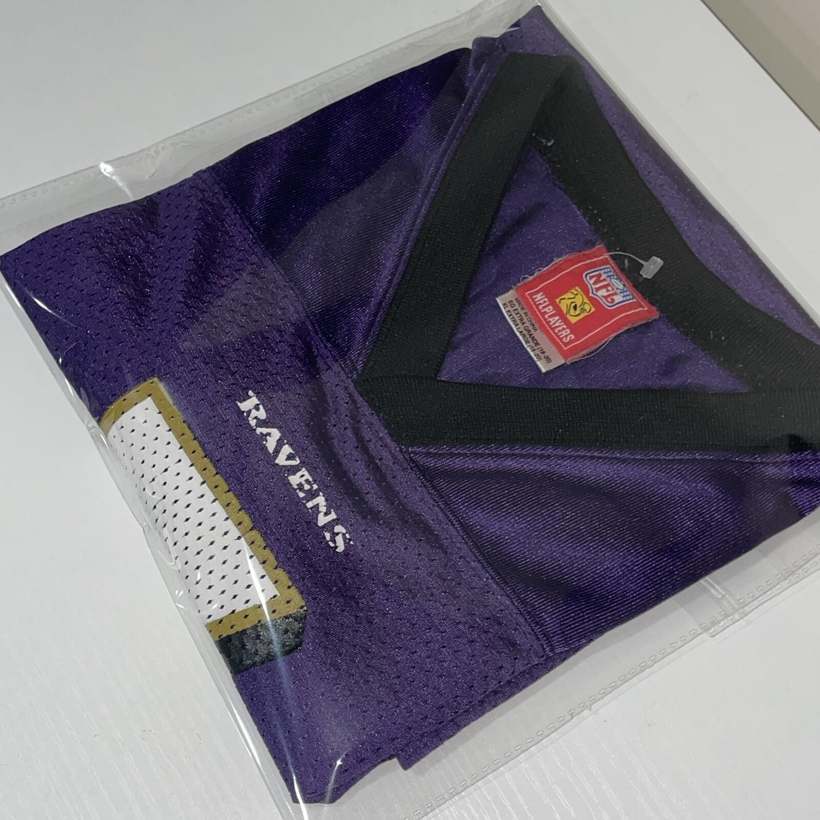 Reebok NFL Baltimore Ravens Joe Flacco #5 Youth XL(18-20) Purple Jersey