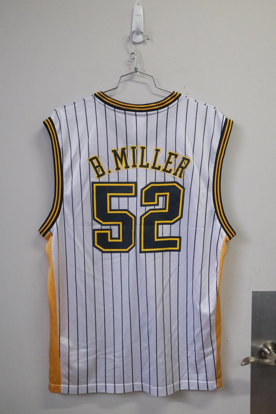 Reebok Indiana Pacers B.Miller #52 Home Basketball Jersey