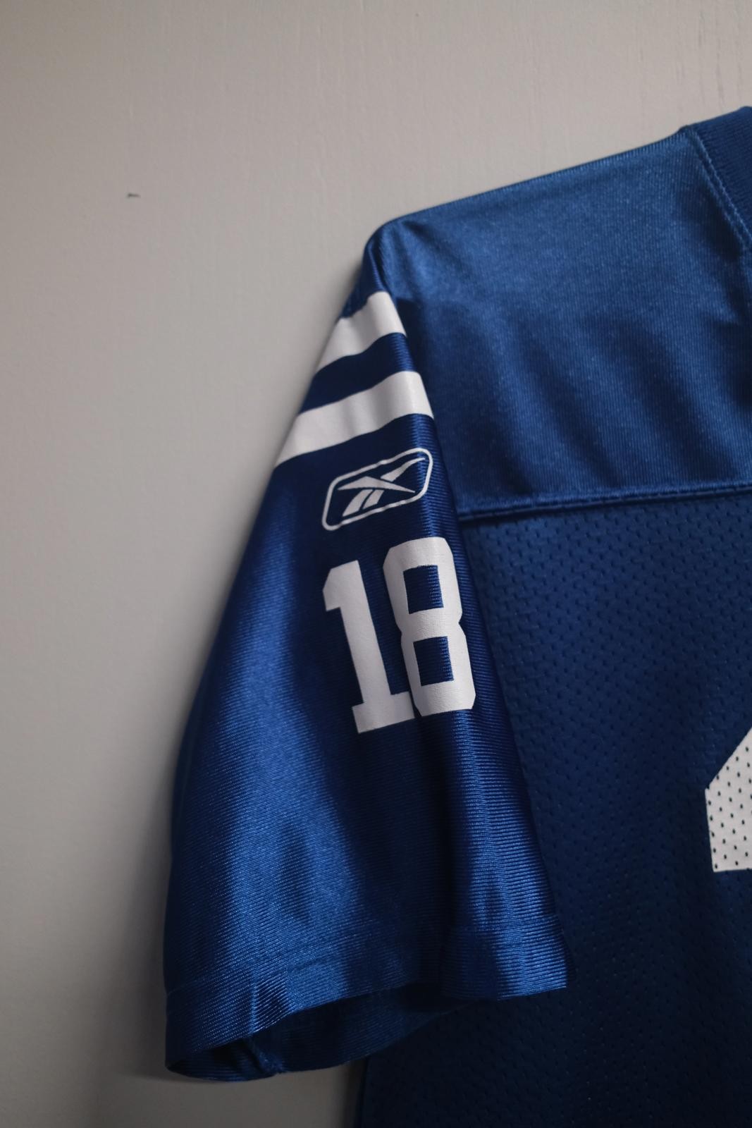 Reebok Indianapolis Colts Manning #18 Football Jersey
