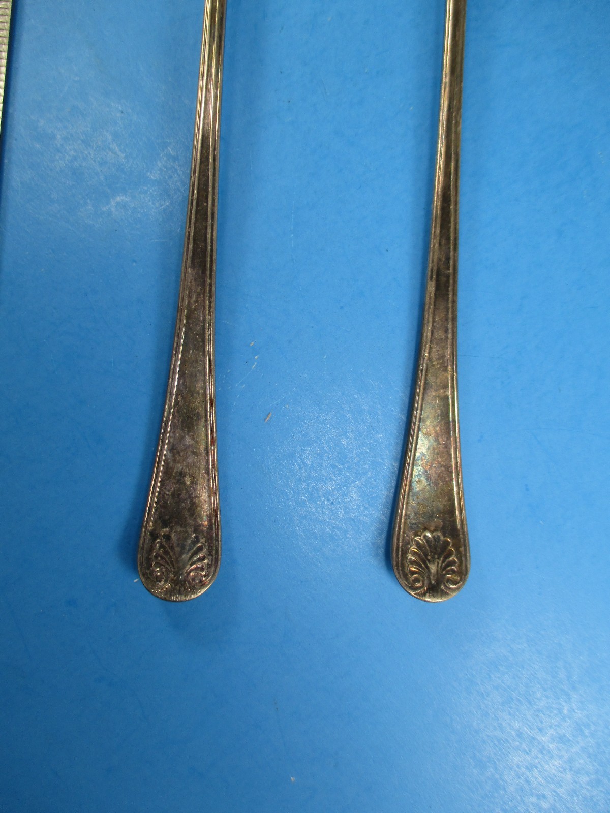 Vintage EPNS Sheffield England Silver Plate Serving Salad Set Spoon & Fork VS3