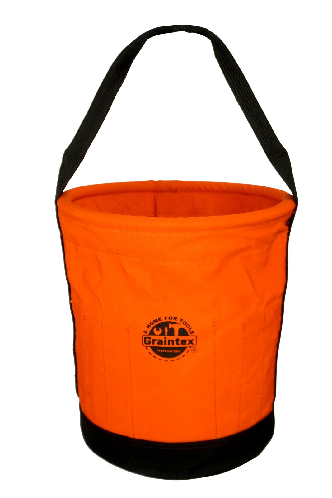 Graintex Tapered Canvas Bucket 12″x10″x15″, 16 Pockets, Ripstop, Multi-Purpose