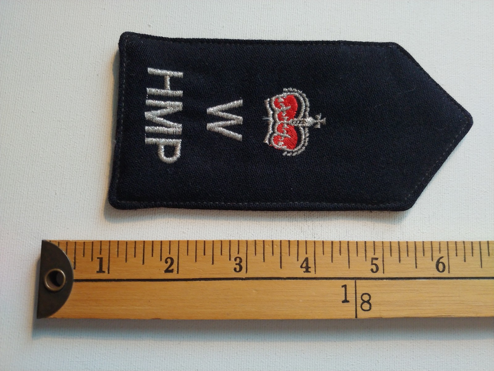 * ENGLAND PENITENTIARY PENITENCIER JAIL PRISON GUARD PATCH EPAULET RANK *