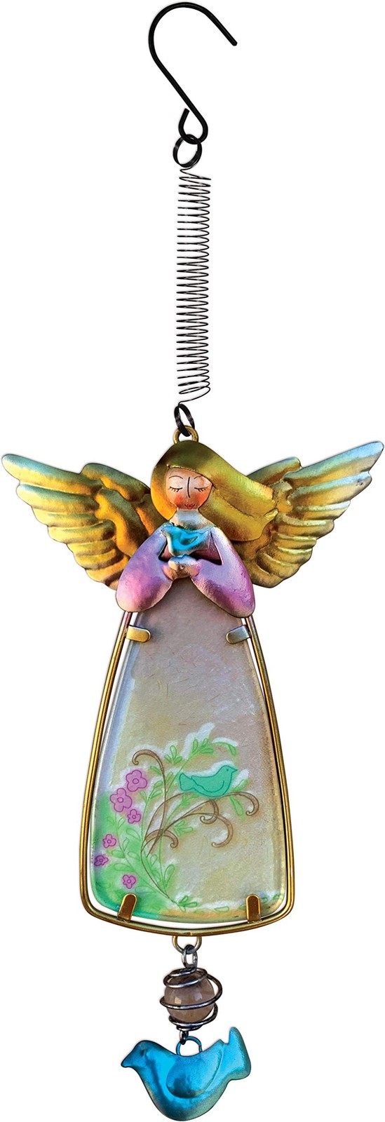 Sunset Vista Designs MRN011 Angel with Bird Bouncy, 12-inch Height