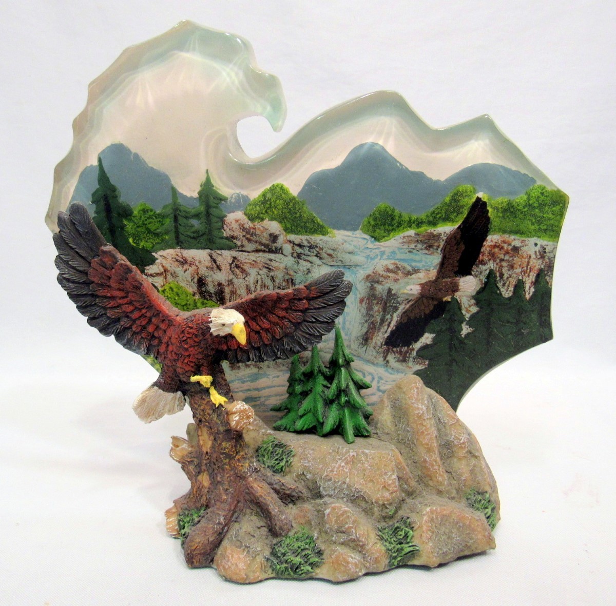 UNIQUE VINTAGE LOT OF 5 COLLECTABLE AMERICAN EAGLE THEMED PIECES VG (EZS002326)