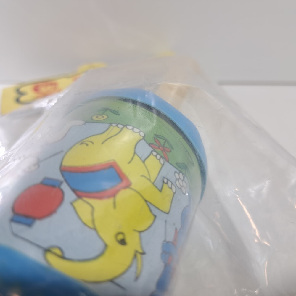 VTG MADE IN GREECE BABY PLASTIC RATTLE PLASTIC ANGELOUDI PITSI-RICO GREEK e