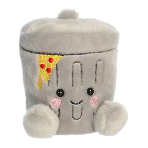 Aurora Palm Pals Garbanzo Trashcan Plush, Gray 5″ Collectible Stuffed Toy