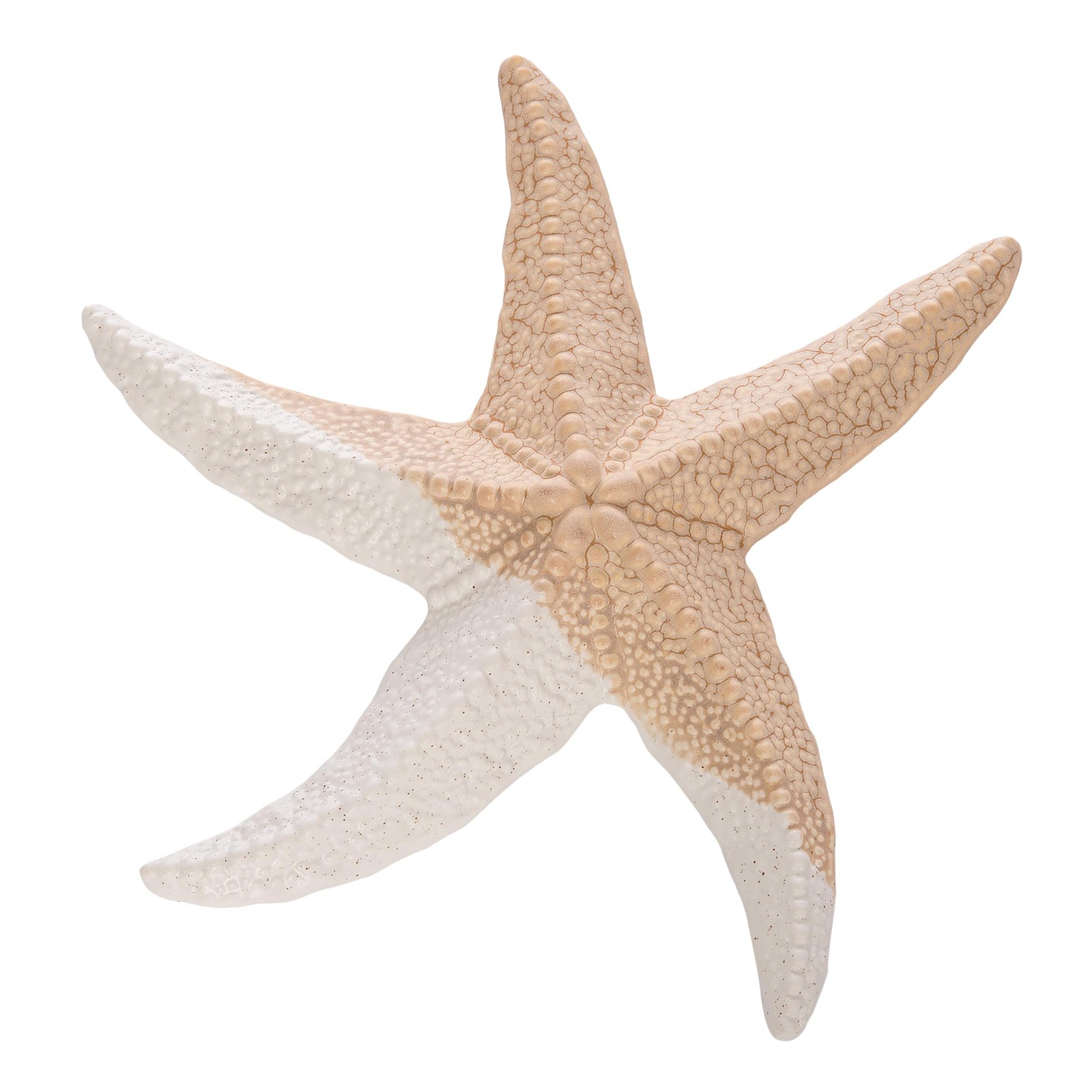 Beachcombers Sea Star Figurine 9.84in Almond Bisque Decor