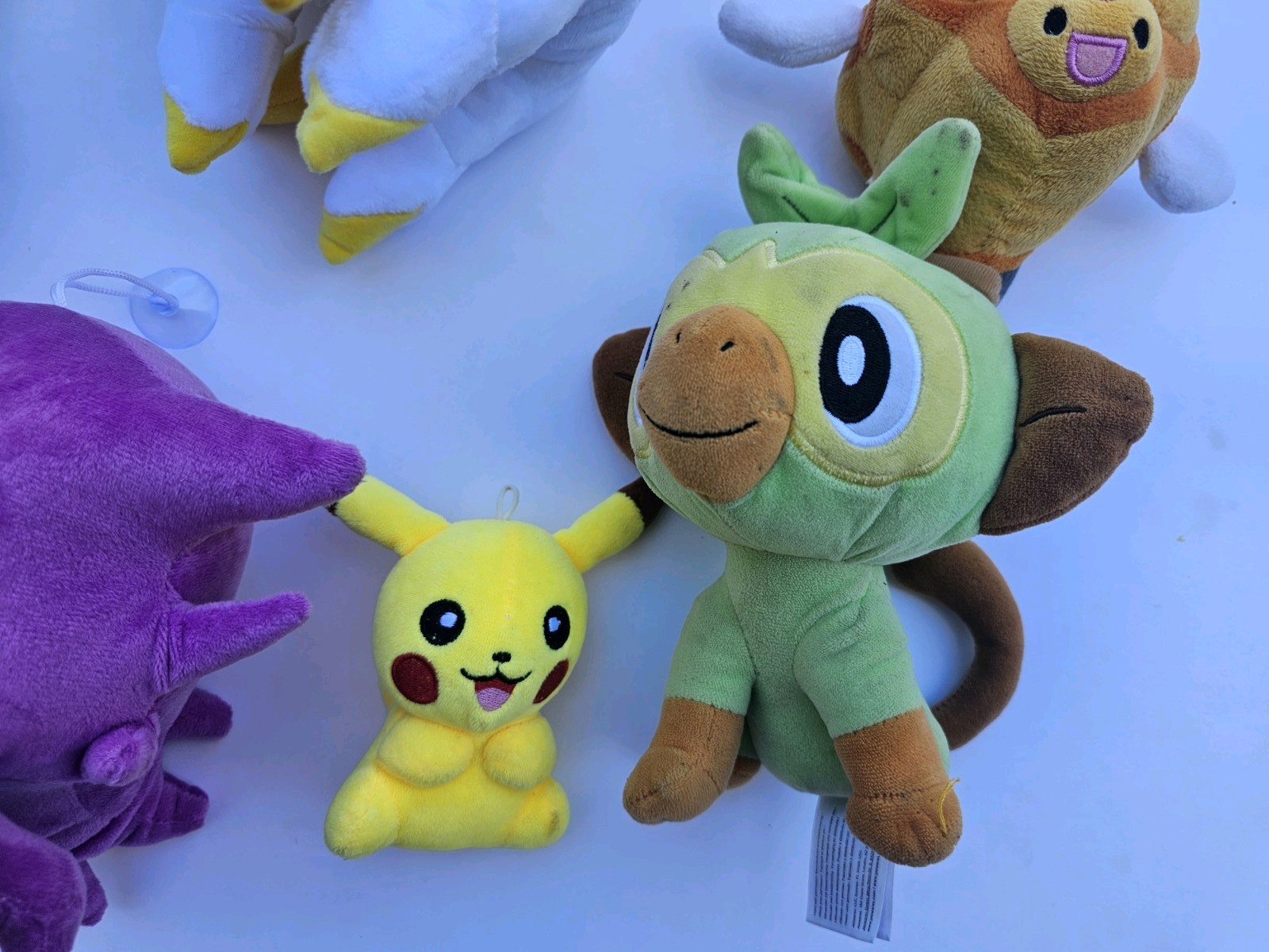 Pokemon Plush 7 Lot Arceus Grookey Bagon Combee Haunter Pikachu Build A Bear