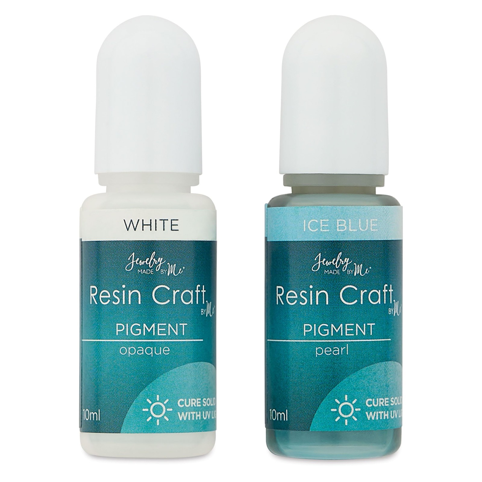Opaque White & Ice Blue Liquid Pigments 2pc 10ml