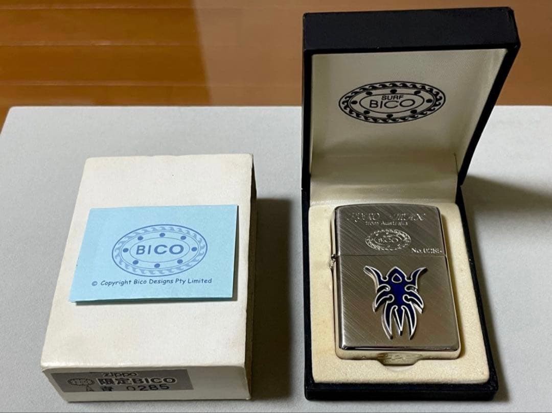 Zippo Surf Brand BICO Made in 2001 Unused Rare Limited Edition