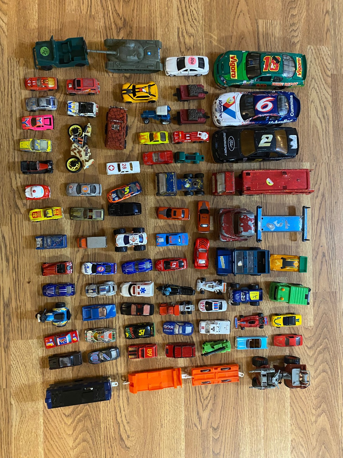 Random Junk Drawer Toy Car Cars Trucks Cycles Diecast Nascar Huge Lot Collection