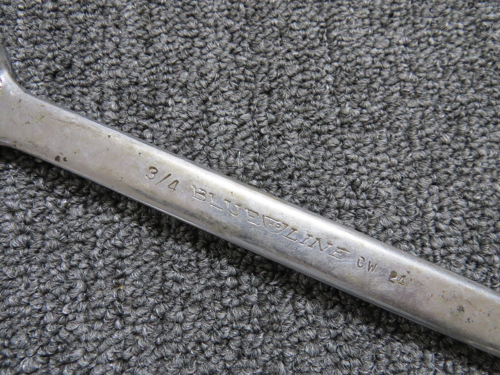 Vintage HP Blue Line 3/4″ Combination Wrench CW24 Chrome 12 Point